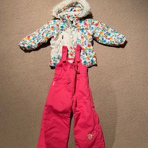 Girls size 4T Obermeyer snowsuit